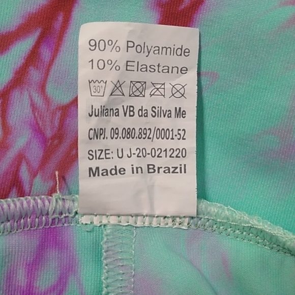 Booty by Brabants Marble Slim Fit Leggings Fuchsia - Picture 10 of 13